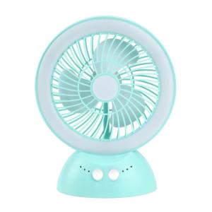 Ventilador de Mesa Solar de 6 Pulgadas con Puerto USB, Batería de Litio Recargable, Clasificación IP67, Luz LED, Uso de Emergencia para Camping con Panel Solar - Product Image 3