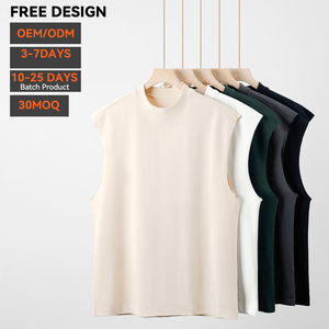 OEM Dry Fit Gym <b>Running</b> <b>Singlet</b> Breathable Vest Fitness Workout Muscle Solid Blank Custom Printing Sports Men Tank Top - Product Image 1