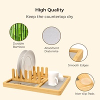 Tapis de séchage de vaisselle en pierre pour comptoir de cuisine