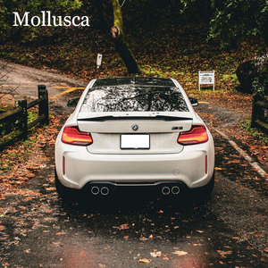 สปอยเลอร์หลังคาร์บอนไฟเบอร์ลายรังผึ้งสไตล์ M4 สำหรับรถยนต์ BMW ซีรีส์ 2 รุ่น F22 Coupe/F23 Convertible/M2 F87 M4 ปี 2014-2020 - Product Image 6