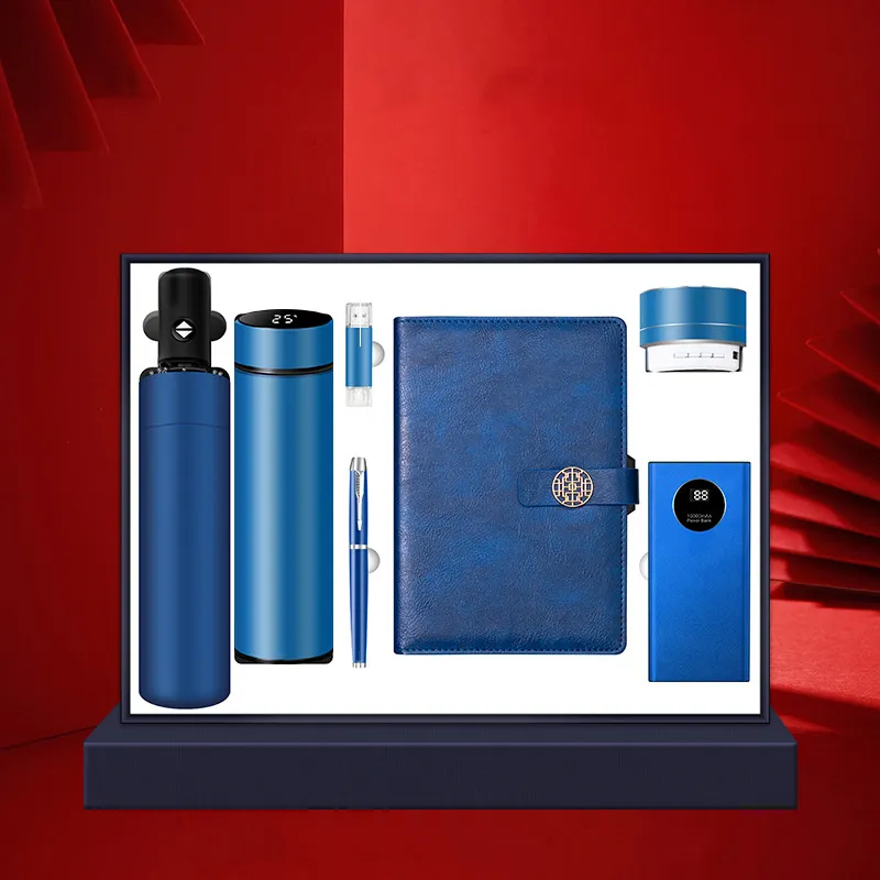 Year-end gifts staff employee client notebook executive kits office business corporate gift set luxury promotional
