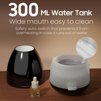 300ml Air Cent Difusor Humidificateur Électrique Multifonctionnel Toute La Maison Déco Mini Ultransmit Aroma Tech Diffuseur d'huiles essentielles