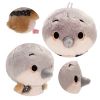 Llavero de Peluche de Pájaro Personalizado de 10 cm, Muñeco Suave para Souvenir de Parque Temático, Proveedor de Regalos, Fábrica, Mini OEM ODM