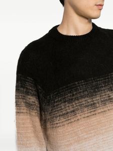 Vente en gros pull en tricot personnalisé pull col rond rétro pull pour hommes dégradé hiver automne pull pour hommes - Product Image 5
