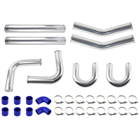 Alibaba Kit de tubes de turbine pour refroidisseur intermédiaire en aluminium universel de 2mm d'épaisseur-32 pièces pour la modification de voiture, tailles 2.5 "/3" disponibles