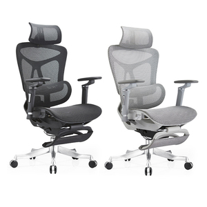 Chaise ergonomique en maille à fonctions complètes avec 160 °   Fauteuil inclinable, repose-pieds, chaise de bureau ergonomique avec vérin à gaz de classe 4 - Product Image 2