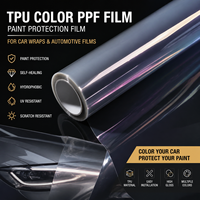 Film de protection de voiture en TPU coloré, film de protection pour voiture, solution de protection, vente en gros, points forts du produit