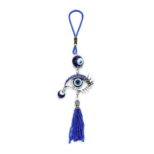 Décoration murale en œil bleu turc Nazar, pendentif, amulettes, ornement, protection pour voiture/maison/jardin/<span class=keywords><strong>porte</strong></span>-clés, cadeau <span class=keywords><strong>porte</strong></span>-bonheur - Product Image 1