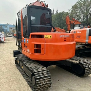 Japan original secondhand construction <b>machinery</b> Hitachi zx75 excavator <b>used</b> 7 ton small excavator machine for sale - Product Image 4