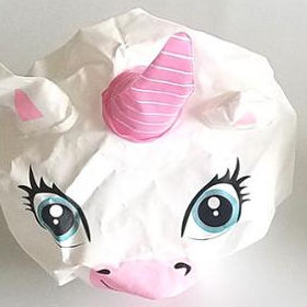 Gorro de ducha de bebé de estilo de dibujos animados multidiseño 3D para niños Material de PEVA impermeable para uso en el baño - Product Image 3