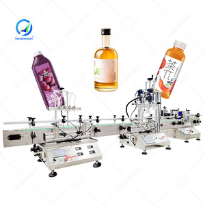 OCEAN automático PEQUEÑA ESCALA 200ml jugo botella de plástico máquina de llenado de agua líquido - Product Image 1