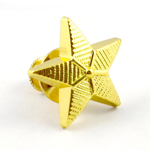 Die Cast Quân Sự Huy Hiệu Quân Đội Cảnh Sát Trưởng Sao Tùy Chỉnh Men Kim Loại Huy Hiệu - Product Image 6