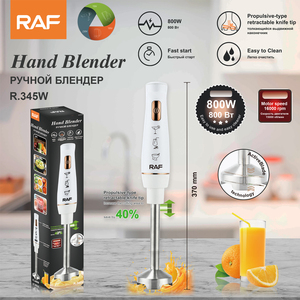 Mixeur plongeant RAF 800W, puissant mixeur à bâton avec moteur 16000 tr/min et lame rétractable ActiveBlade pour un mélange parfait, sans BPA - Product Image 5