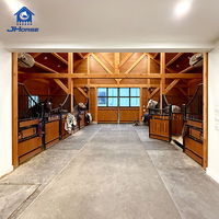 Box pour chevaux JHorse, robuste, en acier galvanisé, avec panneaux en bambou, pour ferme équestre professionnelle, sur mesure