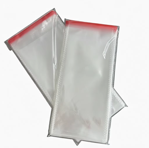 שקיות BOPP של Lancai בגודל 14x24 ס\"מ, ניתנות לאיטום חוזר עם סגירה עצמית, ניתנות להתאמה אישית, מתאימות למתנות ויצירה (נרות, מסגרות לתמונות), הדפסה בגרבורה. - Product Image 4