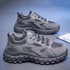 1 1 Nouvelles chaussures en maille respirante Tendance pour hommes Chaussures de sport et de loisirs antidérapantes et résistantes à l'usure - Product Image 4