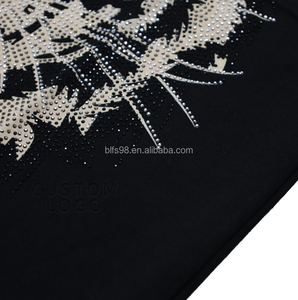 ผู้ผลิตเสื้อผ้า เสื้อยืดผู้ชายสั่งทำพิเศษ แขนสั้น คอกลม ลายเสือประดับเพชร ผ้าเจอร์ซีย์ลำลอง ผ้าฝ้าย ทรงปกติ สีขาว - Product Image 6