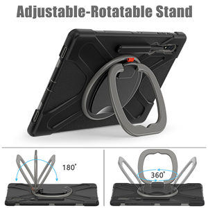 Custodia Protettiva in Silicone Antiurto Rotante a 360 Gradi per <span class=keywords><strong>Samsung</strong></span> Galaxy <span class=keywords><strong>Tab</strong></span> <span class=keywords><strong>S8</strong></span> Ultra 14.6 Pollici X900 X906 - Product Image 6