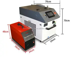 Günstige 1000w/1500w/2000w/3000w Handfaserlaser-Reinigungs maschine Preis für die Reinigung von rostigem Metall Sumore