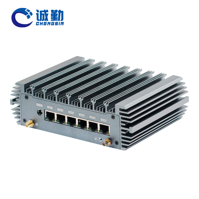 6 X2.5G LAN 12th Gen N100 Gateway Soft Router Computer N300 N305 Network Security Industrial Fanless PfSense Firewall Mini PC