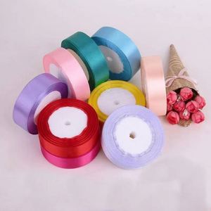 22m 25mm Satin <b>Ribbon</b> Classic Style for <b>Wedding</b> Centerpieces/Table Decorations Sewing Bows Crafts Home Promotion Gift Color - Product Image 2