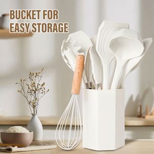 12 Pcs Set Cooking <b>Tools</b> Kitchen Cookware Set Food Silicone Kitchen Utensils for Home Products - Product Image 4