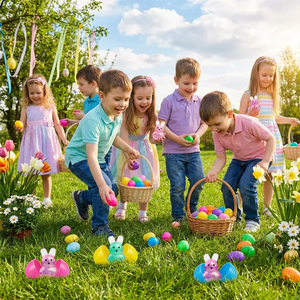 TPR <b>Squeeze</b> Easter Basket Stuffers Bunny Stress <b>Balls</b> Kids Easter Toys Stress Relief Hands <b>Balls</b> Party Favors Gifts - Product Image 6