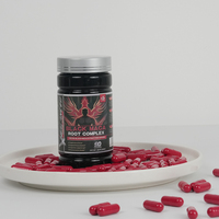 <strong>Best</strong> Quality <strong>Black</strong> <strong>Maca</strong> 20:1 Extract Capsules with L-Arginine 100mg for Adults Ready Stock 45 Servings Peruvian Gelatin 1100mg