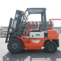 Chariot élévateur tout-terrain Topsense FD30 de 3 à 5 tonnes, neuf, fabriqué en Chine, pour entrepôt et atelier