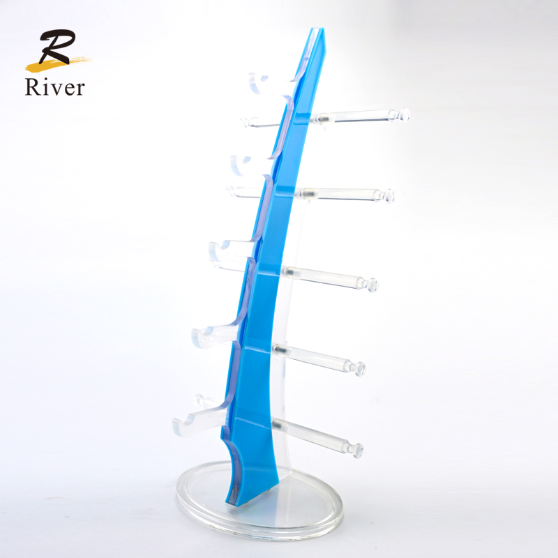 Красочный дисплей для солнцезащитных очков, акриловый оптический стоечный стеллаж, пластиковый дизайнерский выставочный стенд для солнцезащитных очков