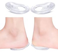 Nouvelles semelles orthopédiques en silicone pour talons Type O/X Correction des jambes avec des coussins de chaussures confortables en gel transparent PU