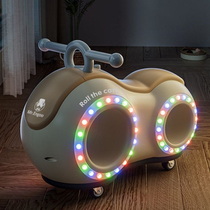 Istaride Voiture à pousser pour enfants, style glissant, pour bébés de 1 à 3 ans, 4 roues, sans pédales, vélo d'équilibre, vélo à torsion - Product Image 2