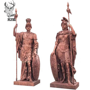 Ot-ALE utdoor, ecoration, ustomized, etal, arrior, culpture, ronze, Ife, Ize, partan - Product Image 3