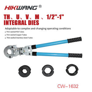 Pince à sertir manuelle en <span class=keywords><strong>cuivre</strong></span> inoxydable Pex avec poignée extensible Outil de presse de tuyau mécanique CW-1632 - Product Image 3