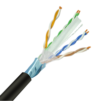 OWIRE CAT 6 F/UTP Cable de datos de control blindado exterior para redes de comunicación de línea de producción robótica