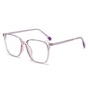 Lunettes anti-lumière bleue carrées pour femmes, design de marque TR90, prix d'usine, grande monture, monture pour verres correcteurs, UV400 - Product Image 4
