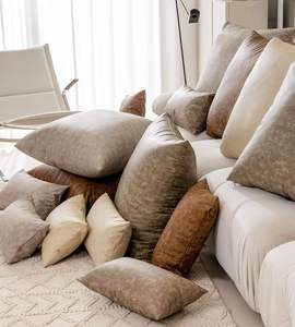 Cool Comfort Breathable Faux Leather <b>Large</b> Floor <b>Pillow</b> Cover Safe Oversized Cushion Wholesale Household Use - Product Image 6