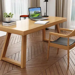 עץ ריהוט מסחרי יוקרה בכיר שולחן מודרני עיצוב מנכ"ל משרד שולחן