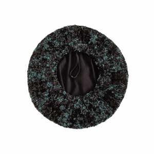 Custom Ladies <b>Beret</b> <b>Hat</b> New Style Multi-Color Fancy Yarn Knitted for Performance Cycling Beach Hip Hop Style Herringbone Terry - Product Image 1