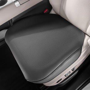 Housse <span class=keywords><strong>de</strong></span> siège arrière <span class=keywords><strong>de</strong></span> voiture respirante à motif litchi, coussin confortable anti-plis pour <span class=keywords><strong>conducteur</strong></span> principal, universelle - Product Image 3