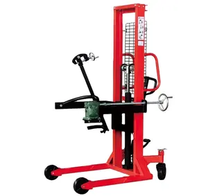 High Quality Hand Lifting Equipment 450kg Hydraulic Manual Drum Lifter Stacker