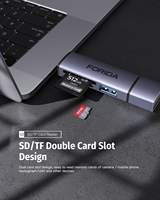 Mode privé USB2.0 3.0/ Type-C lecteur de carte 2 en 1 SD TF lecteur de carte multifonction USB3.0 5Gbps Portfor ordinateur portable tablette