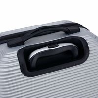 Ensemble de 3 valises légères en ABS personnalisées de 20'', 24'' et 28'' avec capacité extensible