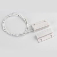 Aismartlink MC 38 Montaje con cable puerta ventana Sensor magnético interruptor de lengüeta sistema de seguridad de alarma empotrada normalmente cerrado NC