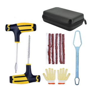Bike Tire Repair Kit – Emergency Puncture Plug Tools for Tyre, Includes Tire Strips, Glue, Stirring Tool – <b>Quick</b> Patch for Road, - Product Image 3
