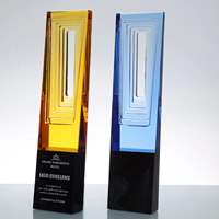 Trophée en cristal personnalisé, style HONOR, tendance mode, logo gravé, cadeaux souvenirs innovants en verre pour la décoration de la maison et des entreprises