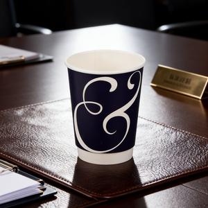 Gobelets en papier à double paroi isothermes jetables de qualité alimentaire, style tendance 2026, personnalisables pour les dépanneuses, les cafés et les restaurants - Product Image 4