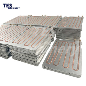 Plaque de refroidissement liquide en cuivre avec liaison époxy personnalisée, dissipateur thermique pour onduleur - Product Image 3