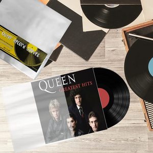 Biểu tượng tùy chỉnh sinh thái thân thiện 12.75 inch rõ ràng mật độ cao Polypropylene Vinyl ghi lại tay áo bên ngoài - Product Image 6