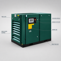 Compresseur d'air rotatif à vis robuste 45kW 55kW 8 10 13 Bar Compresseur industriel pour le sablage et le traitement de surface